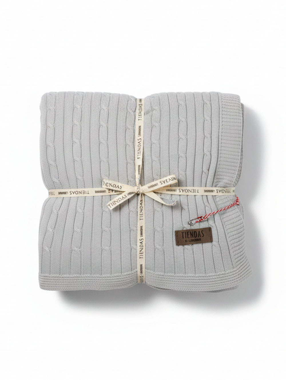 MANTA TEJIDA TRENZA image number null