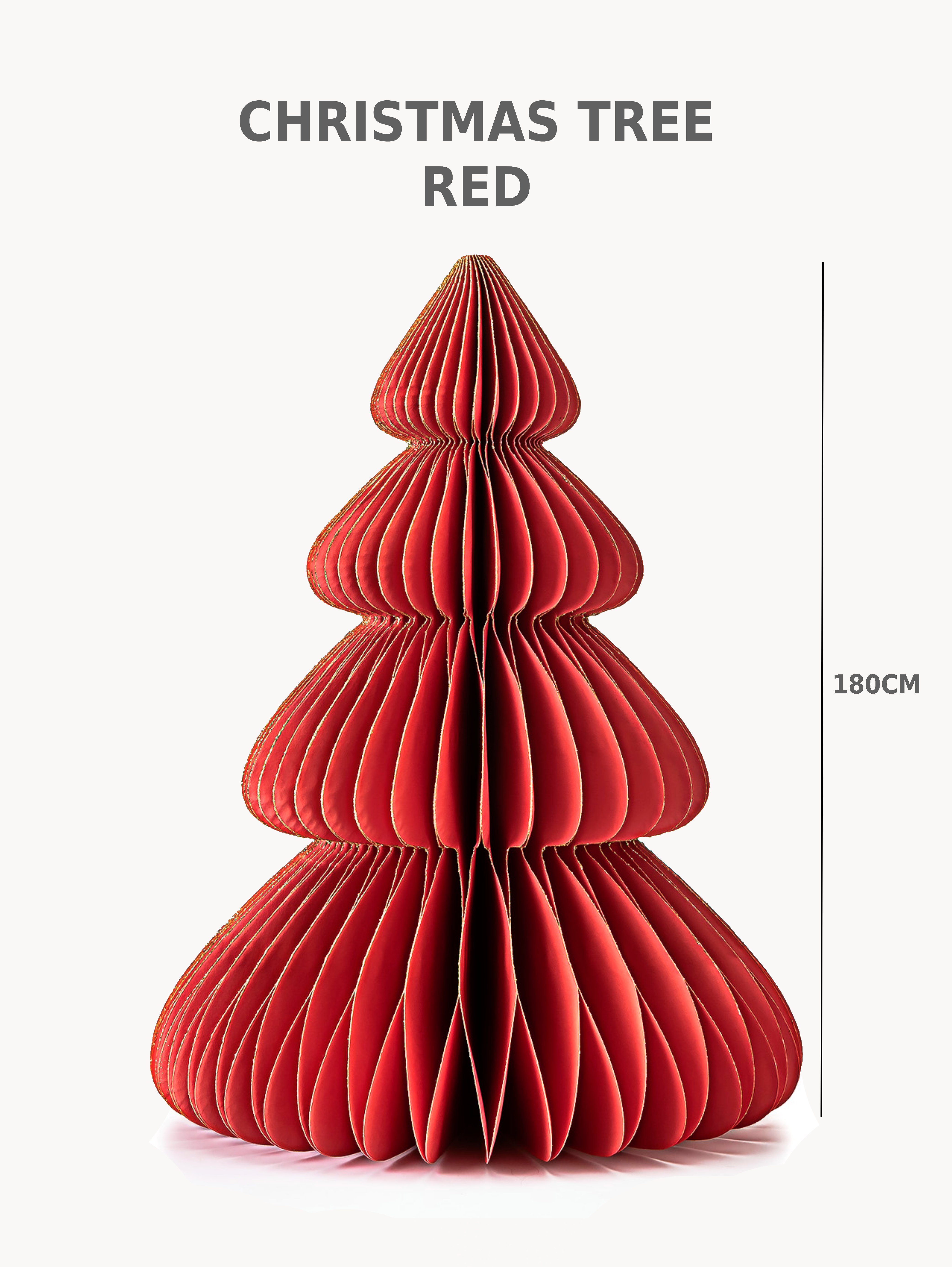 ADORNO CHRISTMAS TREE RED 180CM image number null