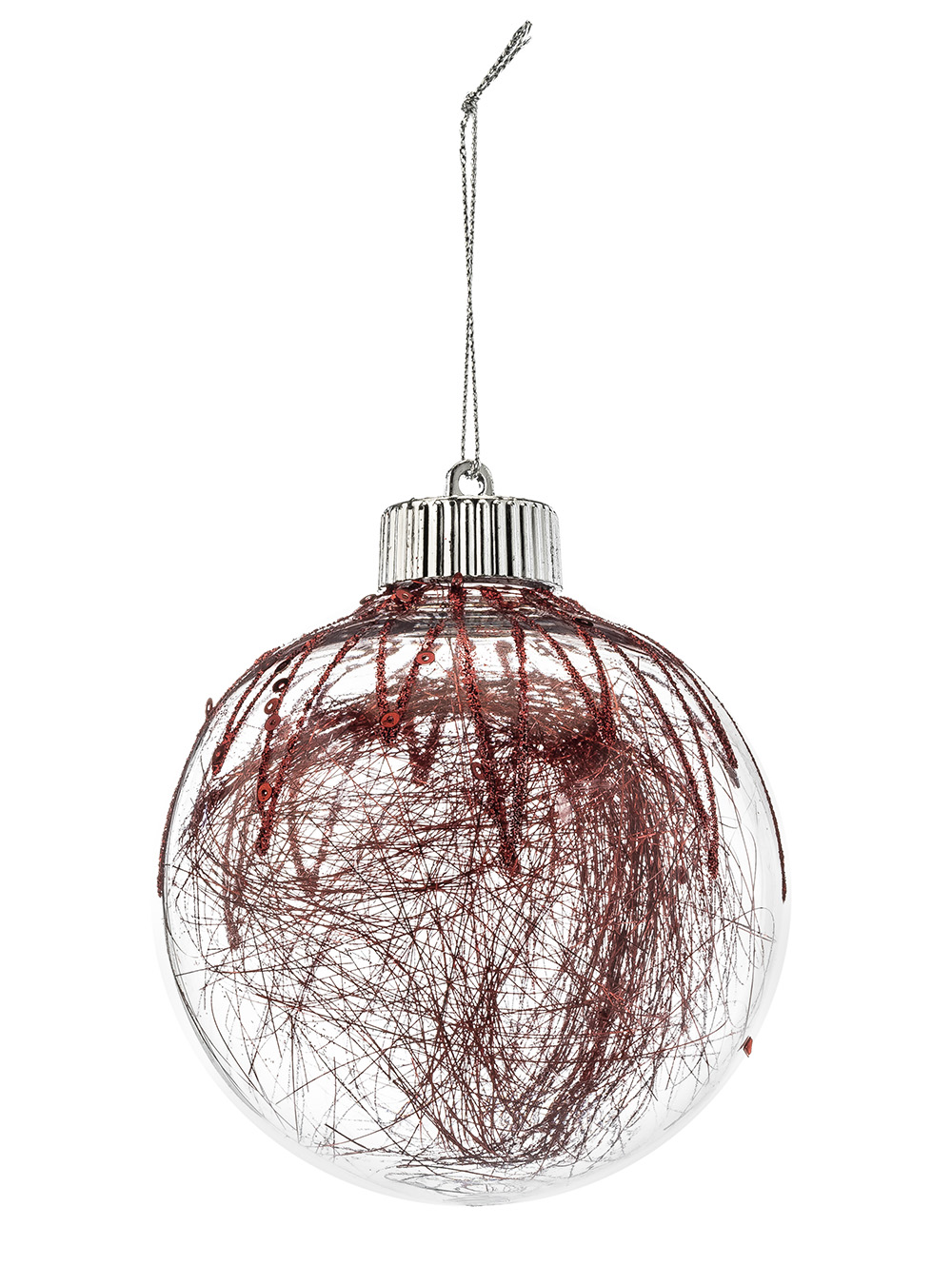 Set de adornos navide&Atilde;&plusmn;os bolas rojas-ADORNO COLGANTE SET X2 GLOBOS ROJOS SHINE-Tiendas Landmark-5.jpg image number null