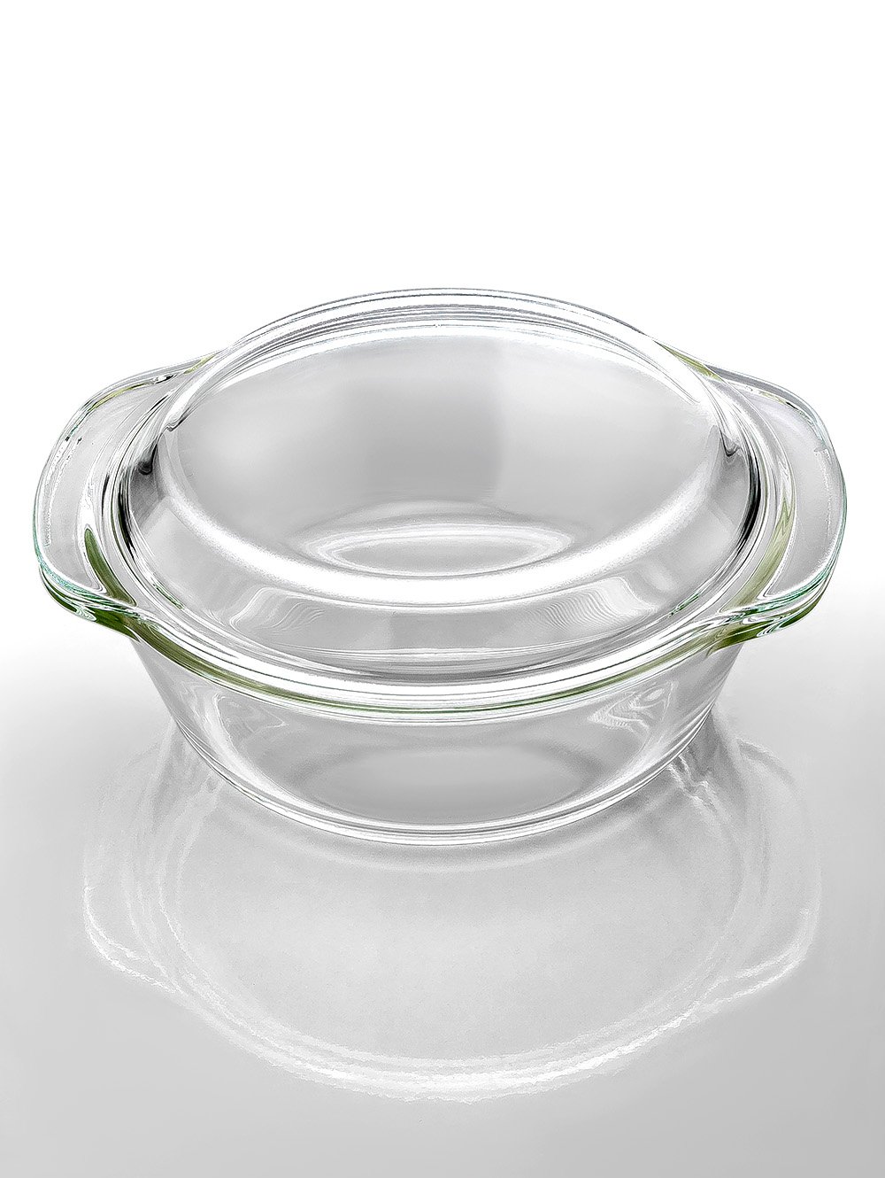 FUENTE DE HORNO GLASS CON TAPA 23 CM image number null