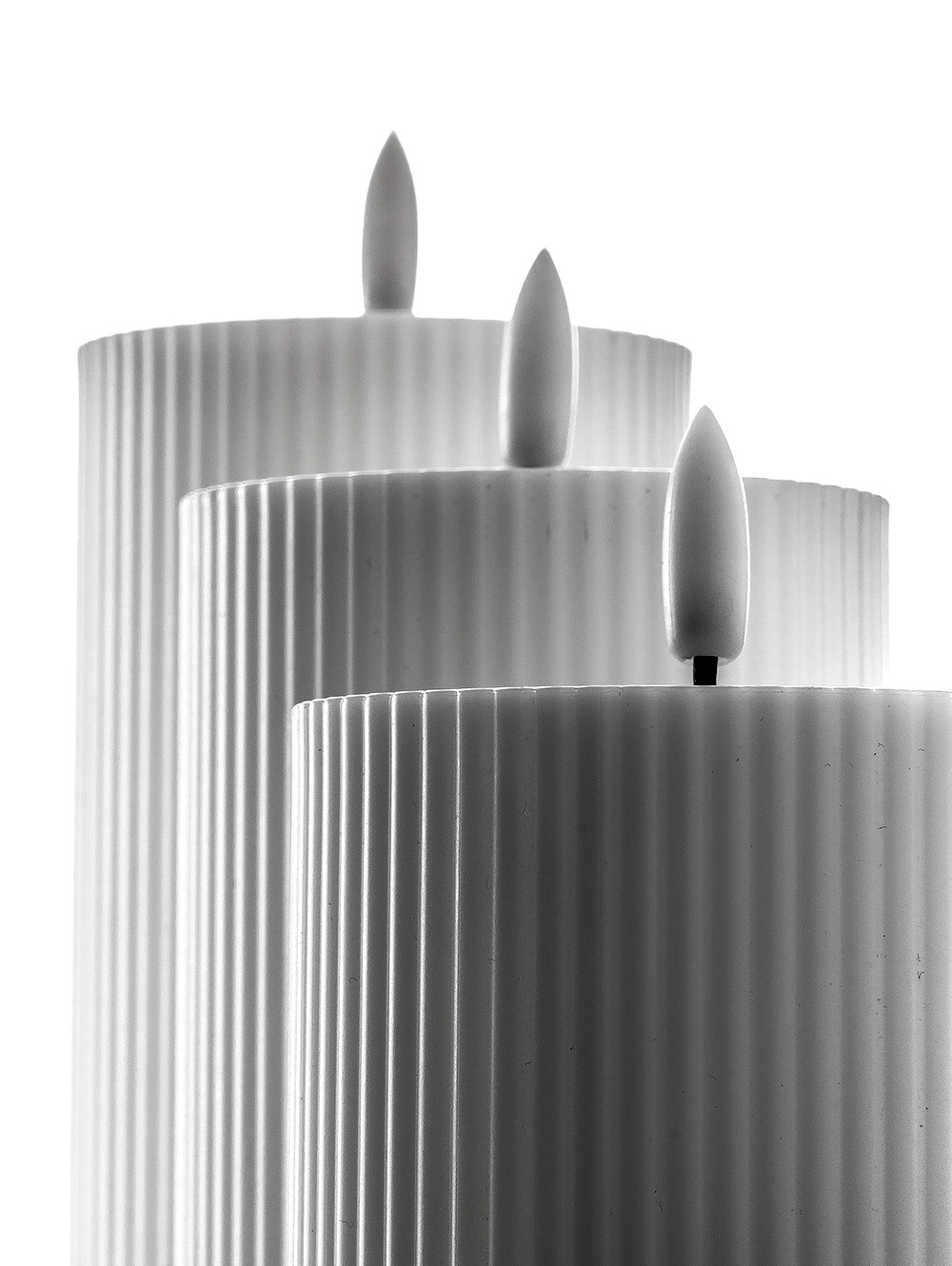 SET X 3 VELA LED WHITE image number null