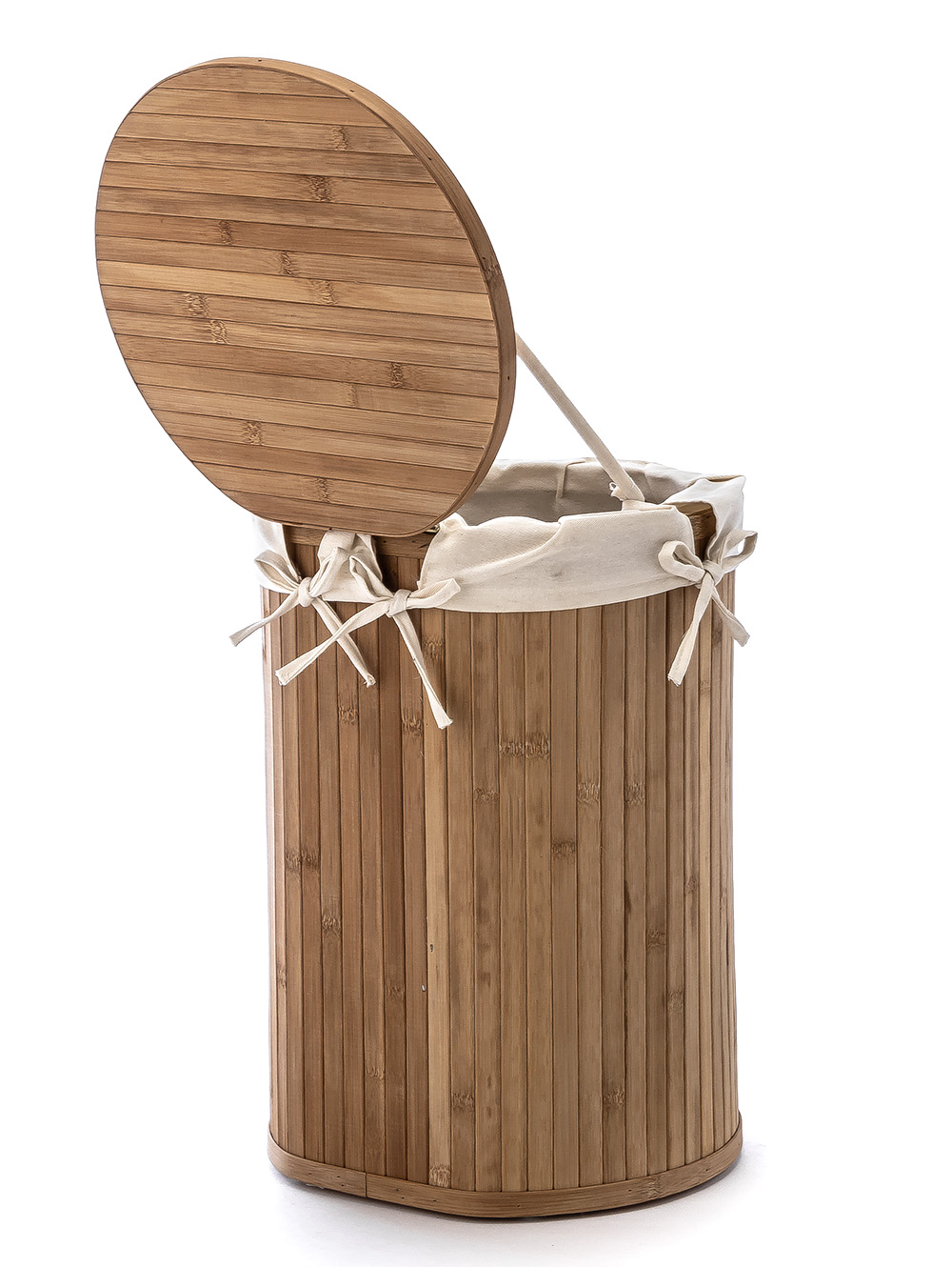 CANASTA REDONDA BAMBU M image number null