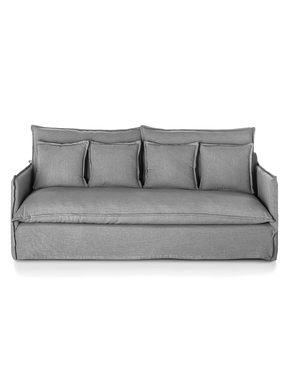 SOFA MODENA LINO LAZY GRIS OSCURO 220 V/02 image number null