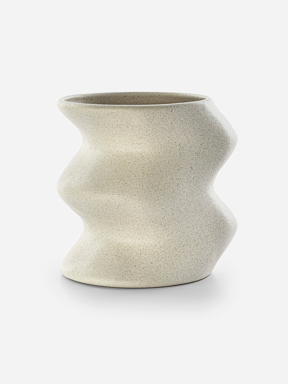 MACETA CER LIVIA BLANCO JAS image number null