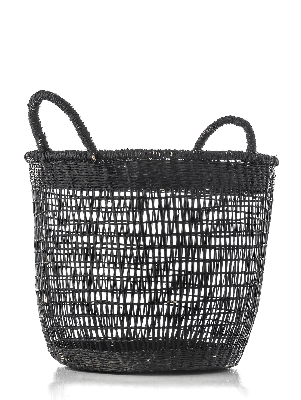 Cesto de ratan negro-CANASTO LAGE BLACK LARGE-Landmark-0.jpg image number null