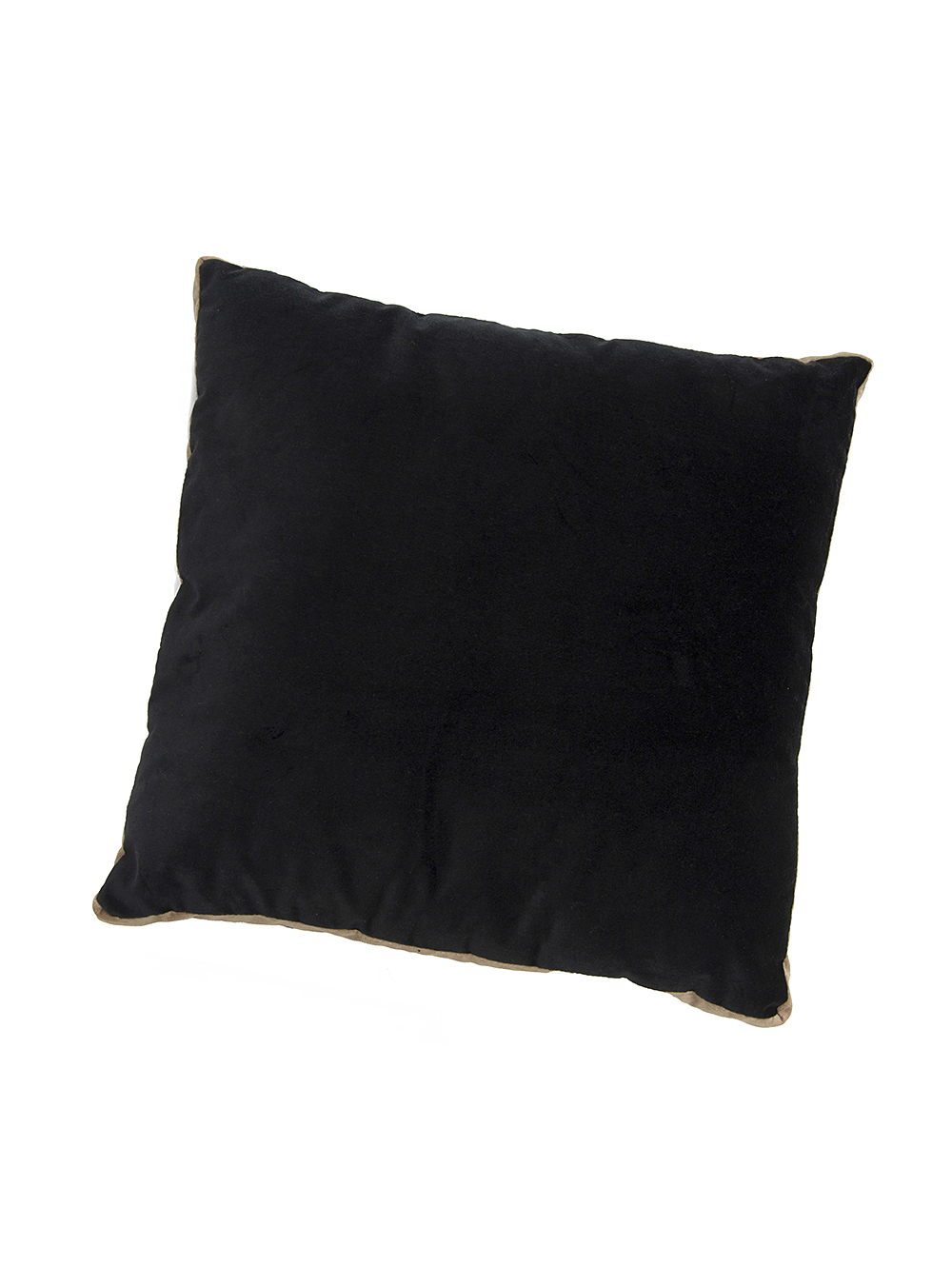 ALMOHADON VERSALLES NEGRO CON FAJA 50X50 image number null