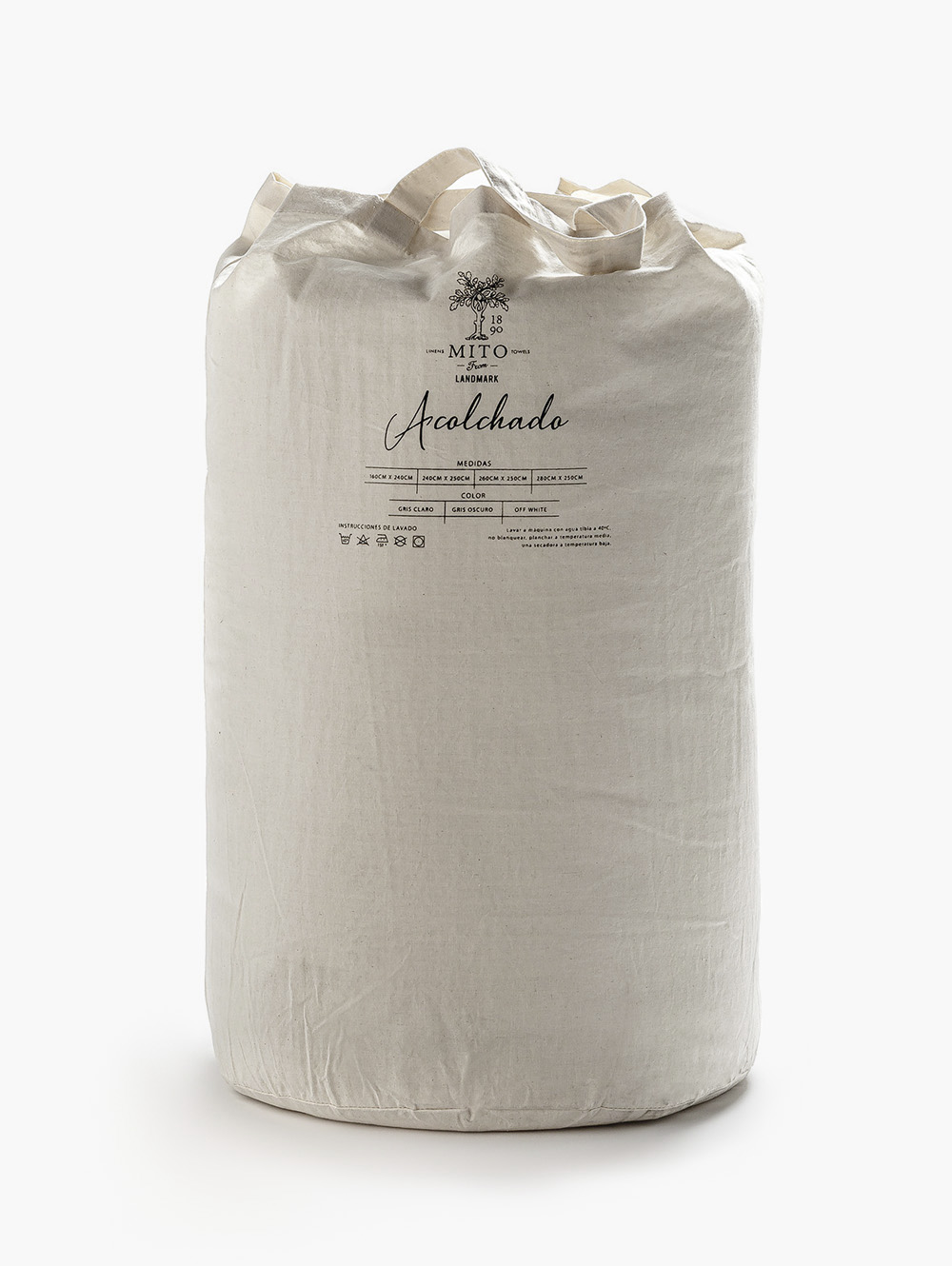 ACOLCHADO STRONG KING 260 X 250 GRIS CLARO image number null