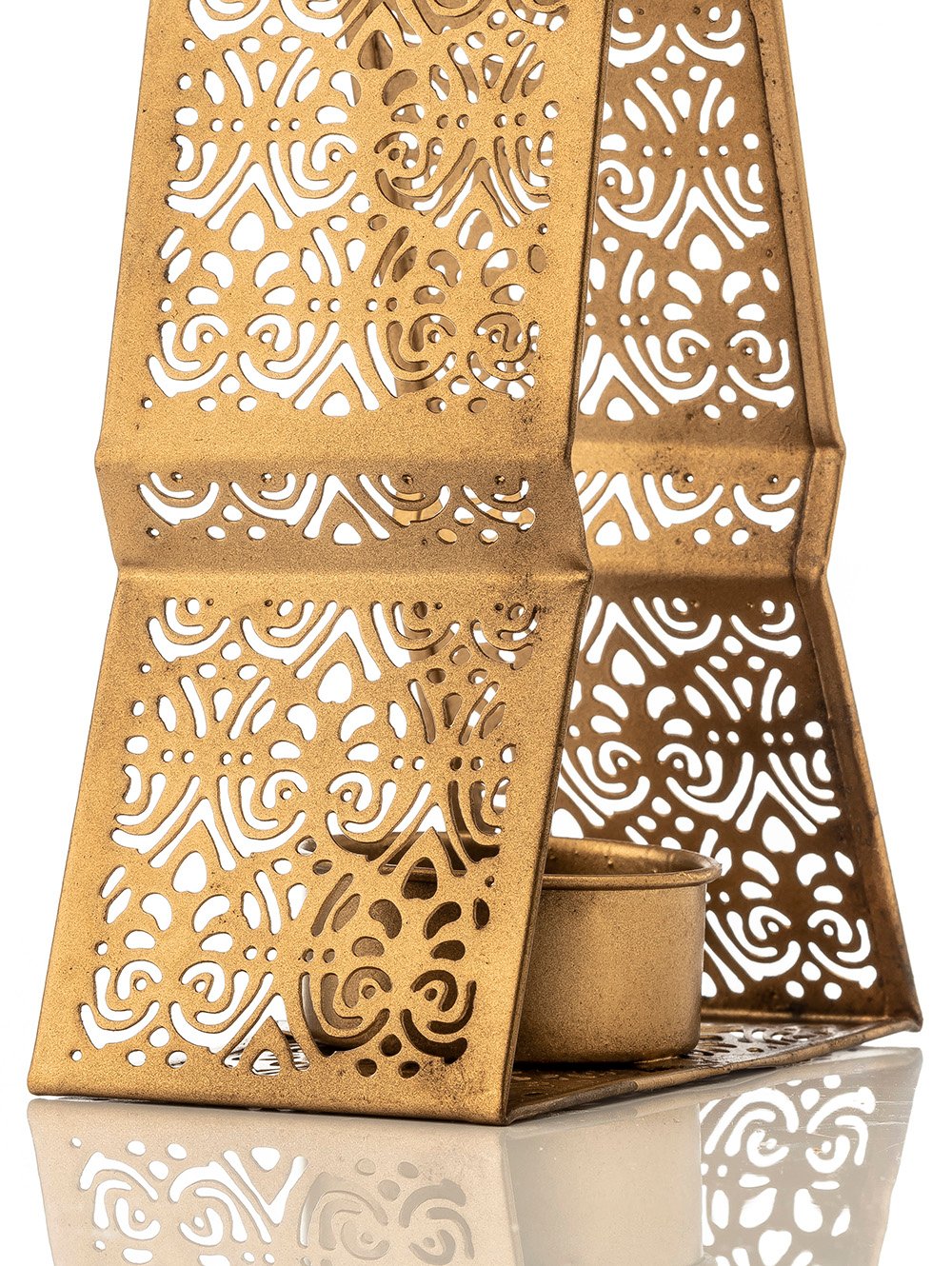 Candelabro navide&Atilde;&plusmn;o arbolito dorado-PORTA VELA ARBOL NAVIDE&Atilde;O-Tiendas Landmark-1.jpg image number null