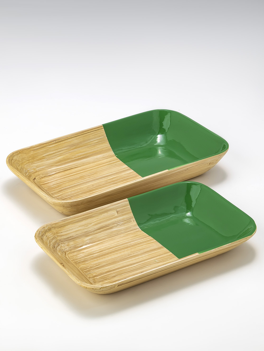 Bandeja decorativa de bambu natural y verde-BANDEJA BAMBOO SEMON 18X28-Landmark-3.jpg image number null