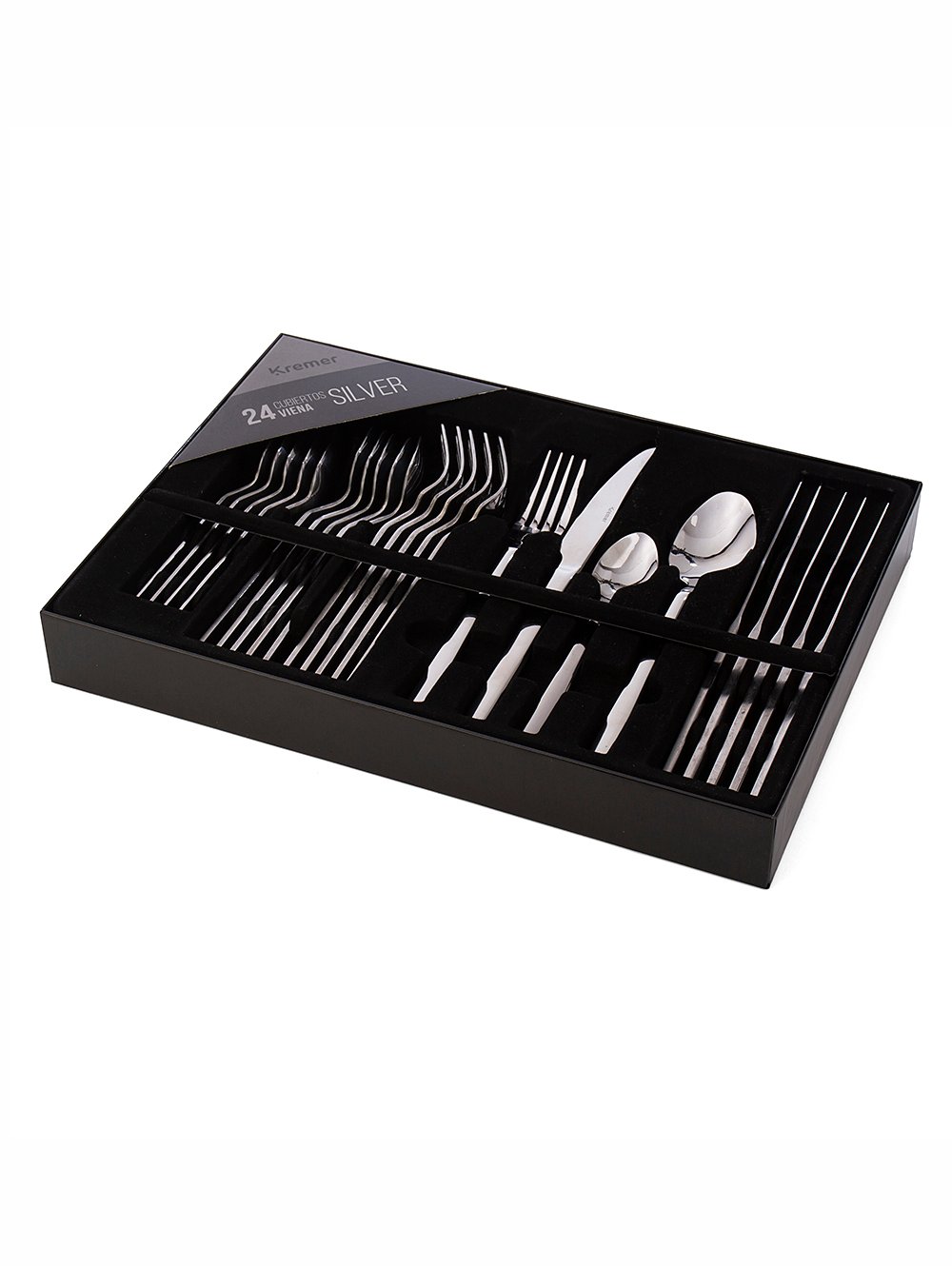 SET DE CUBIERTOS 24 pz VIENA SILVER image number null