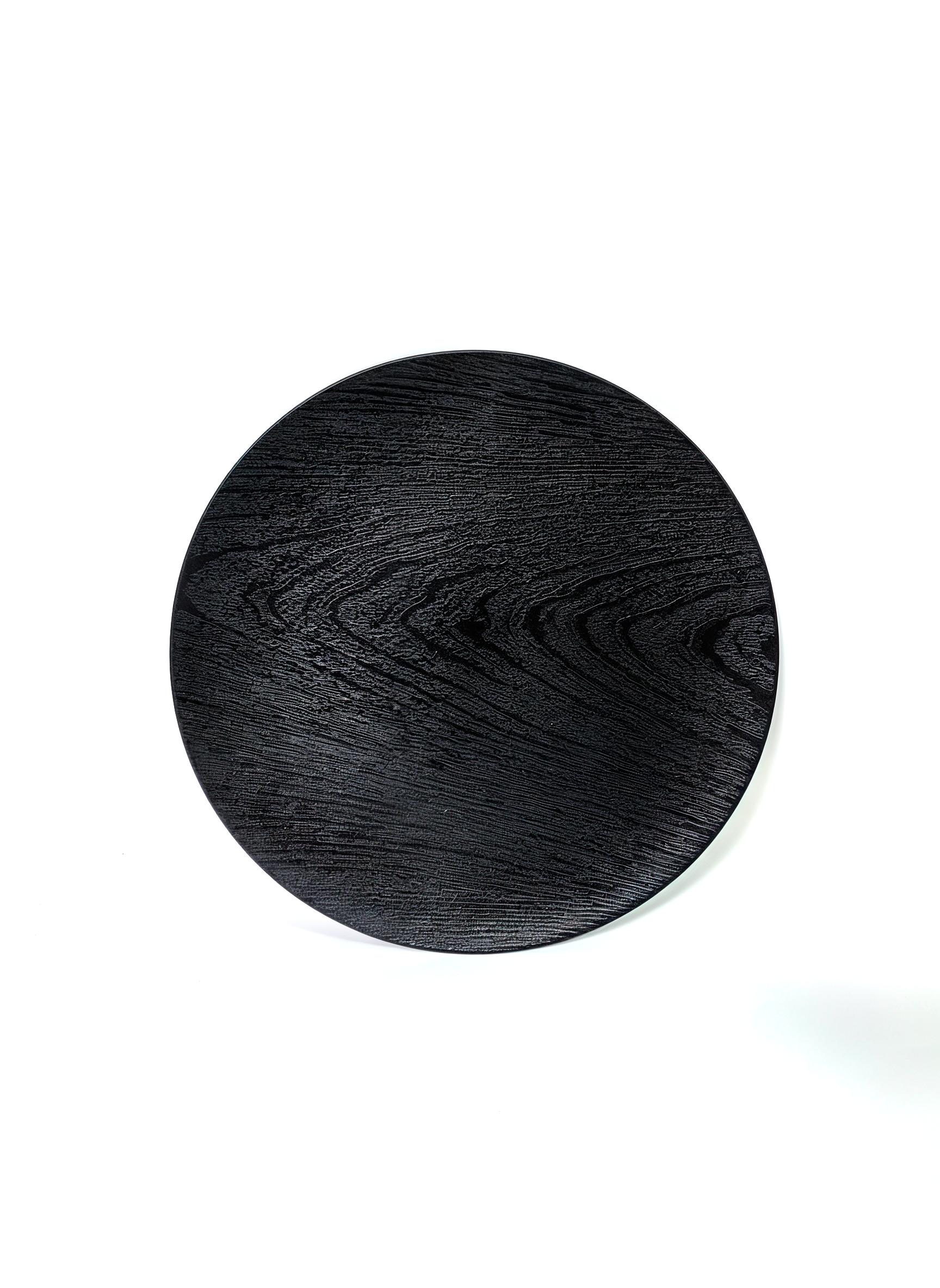 PLATO DE SITIO WOOD GRAIN BLACK image number null
