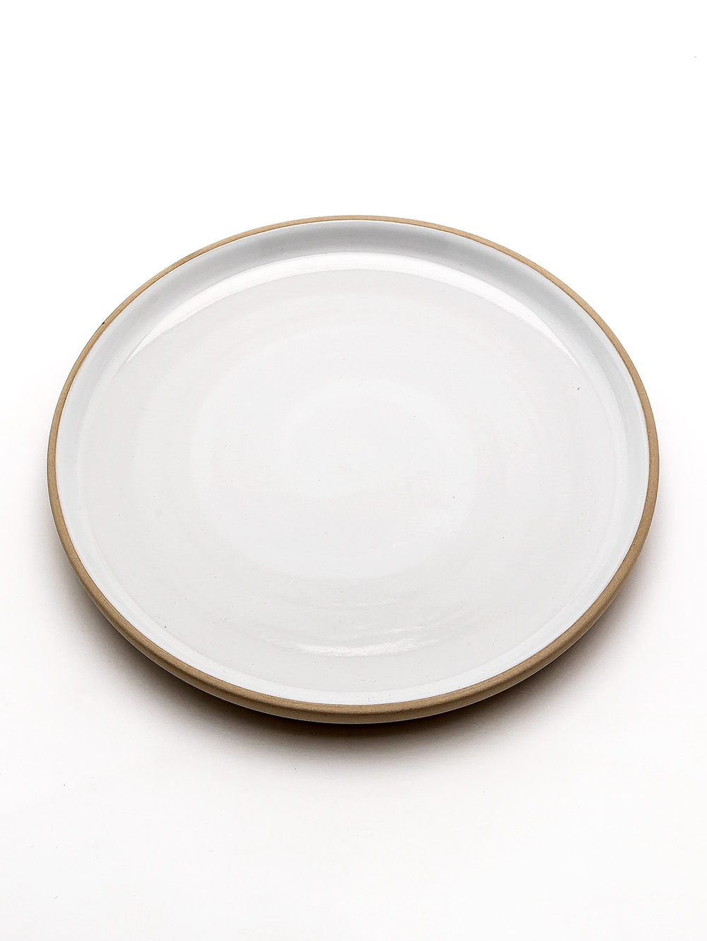 plato de postre-PLATO DE POSTRE TOSCANA BLANCO BASE BEIGE 20 CM-MISHKA-2.jpg image number null