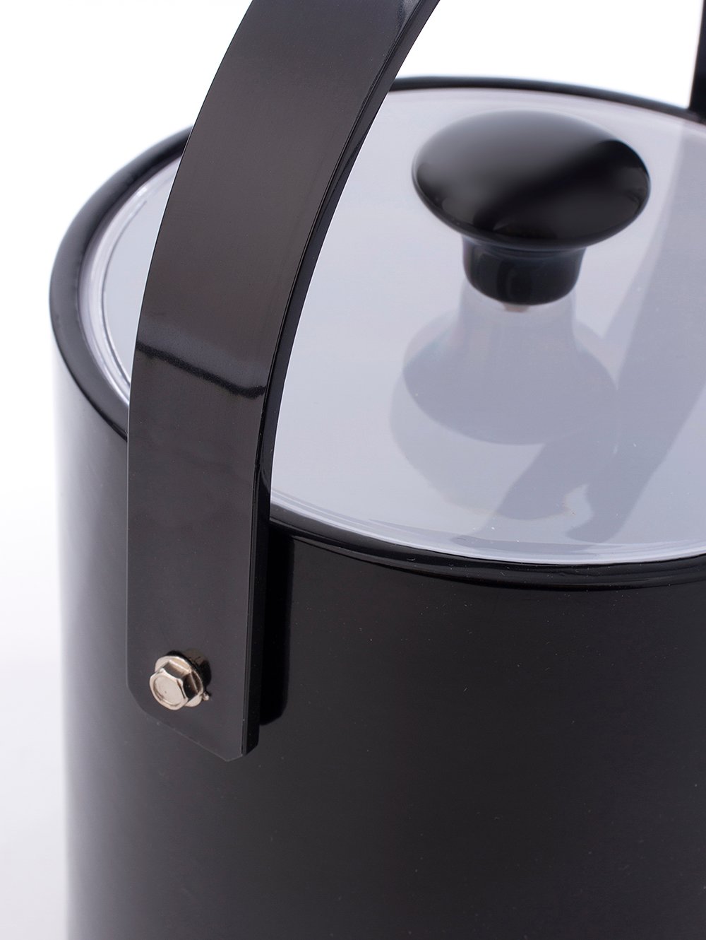 Hielera de plastico negra-HIELERA CLASICA NEGRA CON MANIJA Y PINZA-Tiendas Landmark-1.jpg image number null