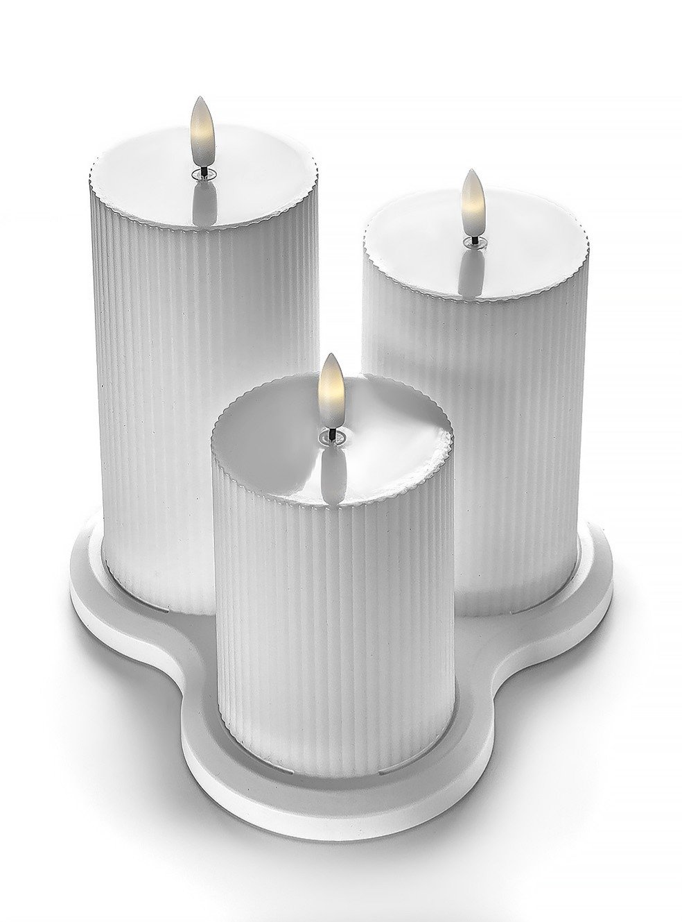 SET X 3 VELA LED WHITE image number null