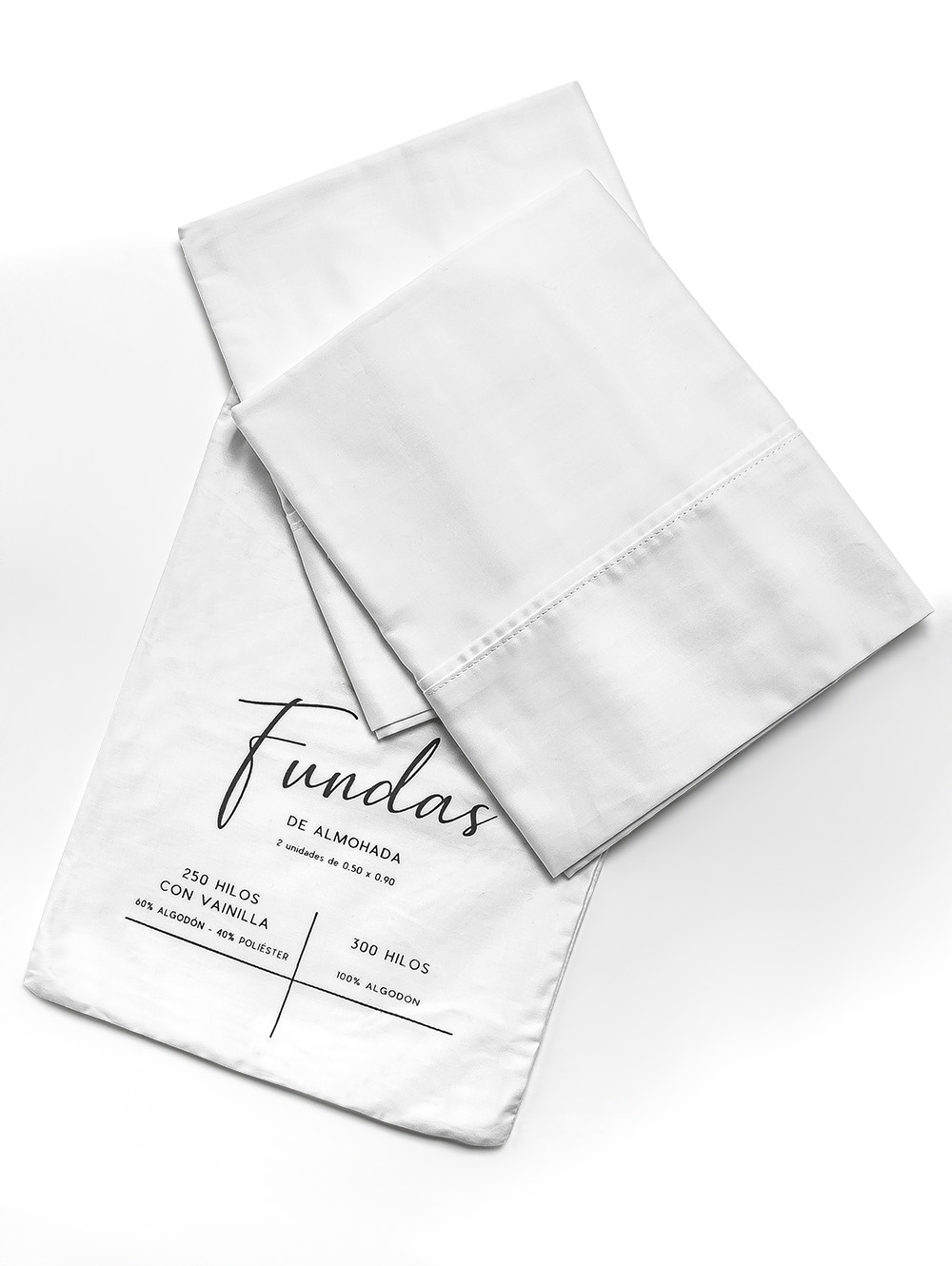 fundas-PACK X 2 FUNDAS DE ALMOHADAS SAT&Atilde;N 300 HILOS ALGOD&Atilde;N BLANCO CVIVO-PEITO-4.jpg image number null