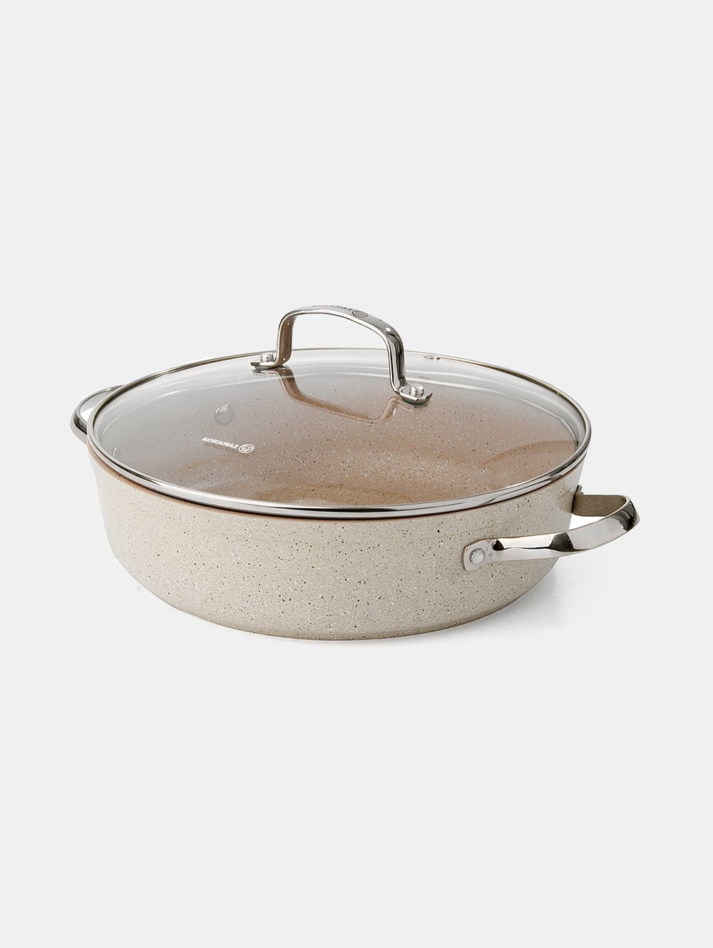 cacerola beige con tapa de vidrio-CACEROLA GRANITA 26 CM-KAR-2.jpg image number null