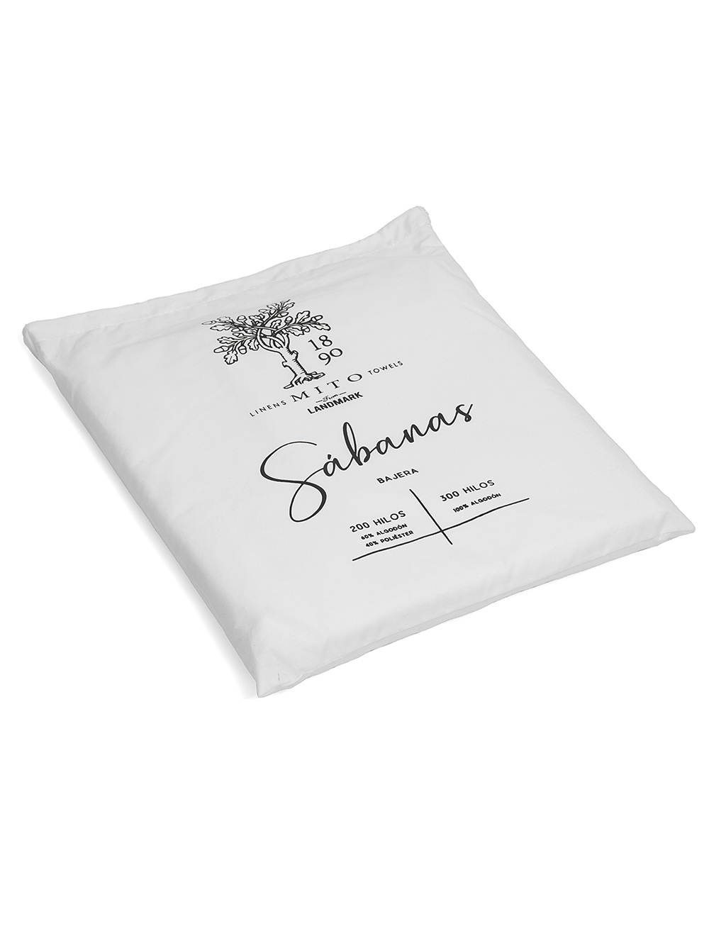 S&Aacute;BANA BAJERA AJUSTABLE SAT&Eacute;N 300 HILOS ALGOD&Oacute;N BLANCO. QUEEN image number null