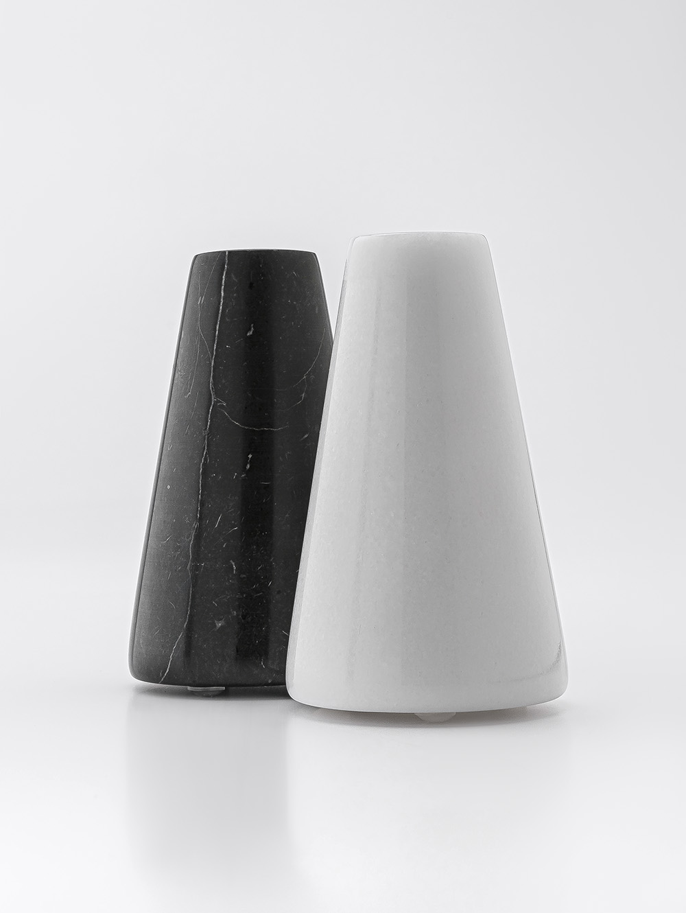salero y pimentero marmol-SALERO Y PIMENTERO ARLO MARBLE WHITE & BLACK-BAI-4.jpg image number null