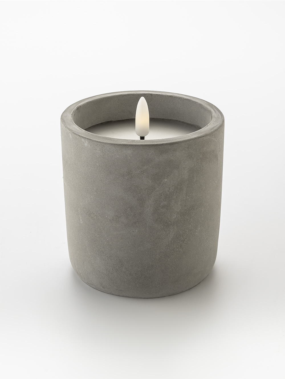 VELA LED CEMENTO 10CM image number null