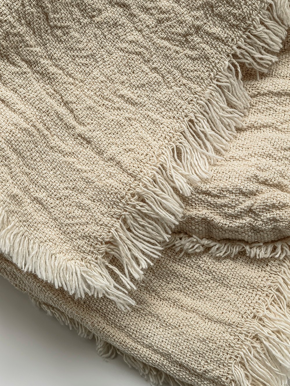 MANTA GASA RUSTICA OFF WHITE 160 X 180 image number null