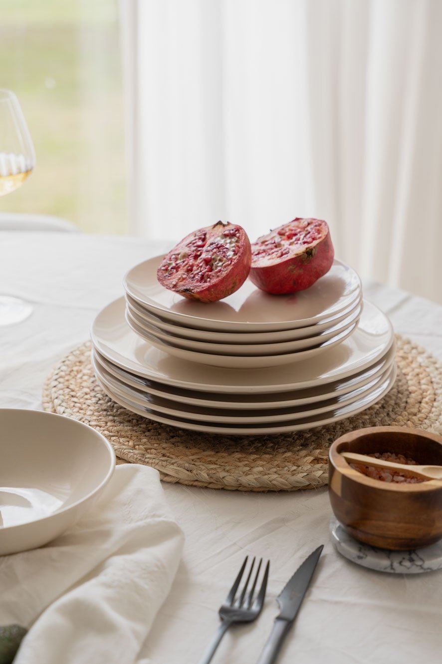 PLATO DE POSTRE TIMELESS NATURAL image number null