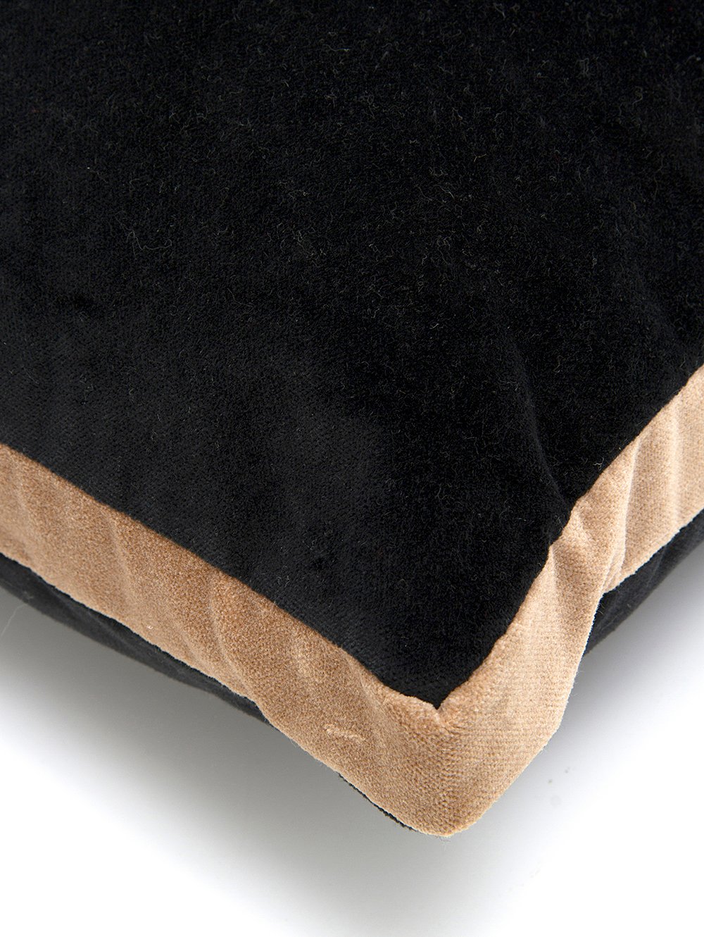 ALMOHADON VERSALLES NEGRO CON FAJA 50X50 image number null