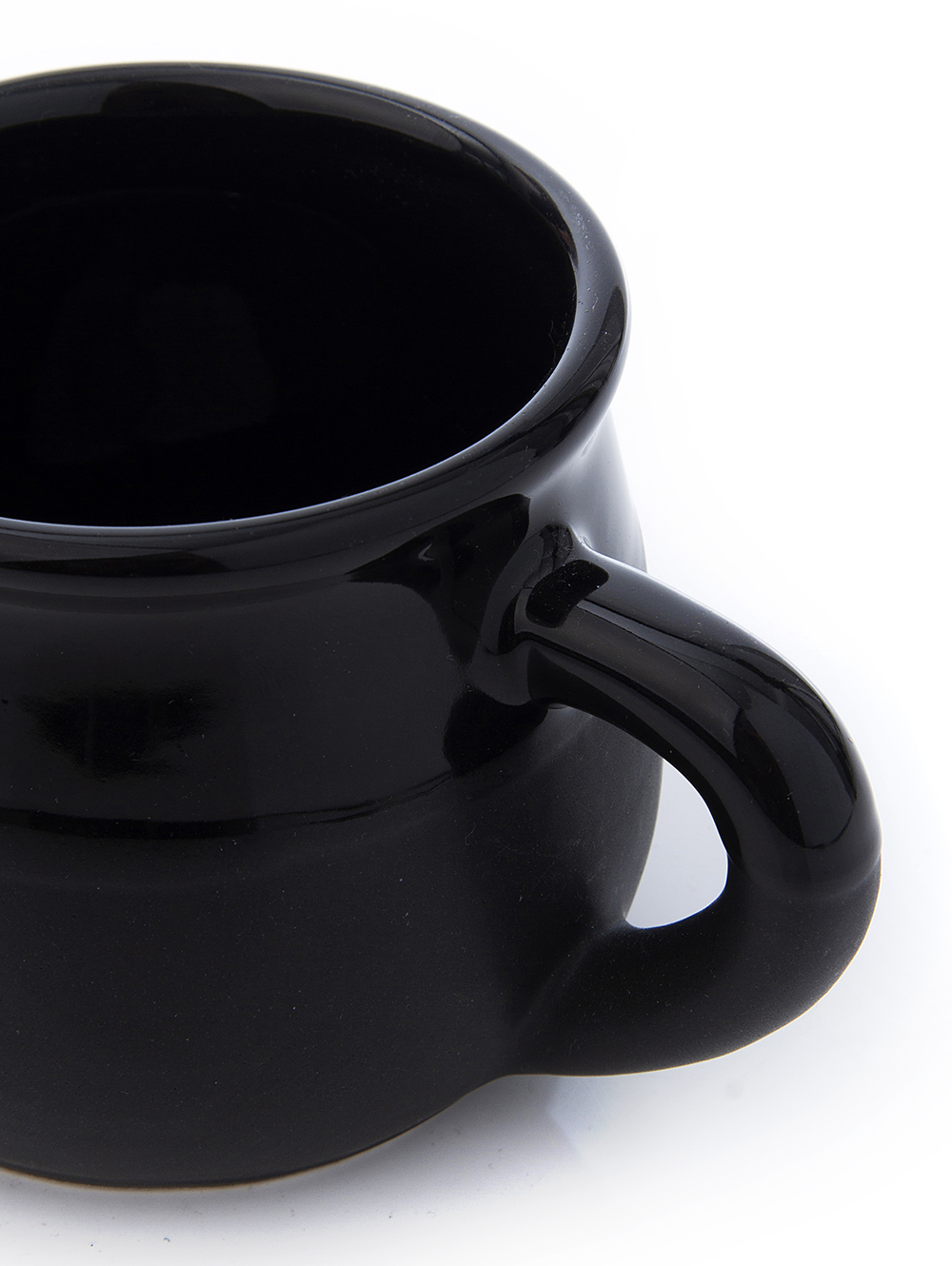 Tazon negro brillante de ceramica-TAZA SARAJEVO N2 BICOLOR NEGRO-Tiendas Landmark-1.jpg image number null