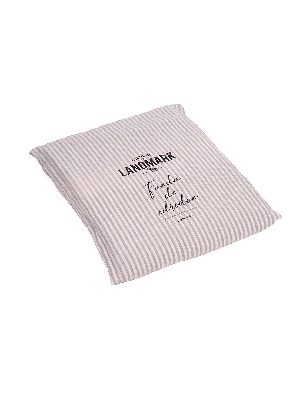 FUNDA DE LINO THESS GREY STRIPE KING 260x240 image number null