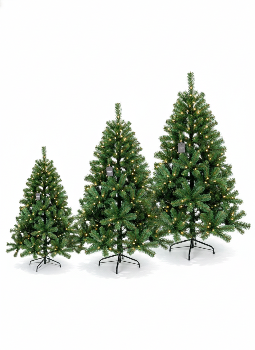 ARBOL DE NAVIDAD ABETO CON LUZ LED 150 CM image number null