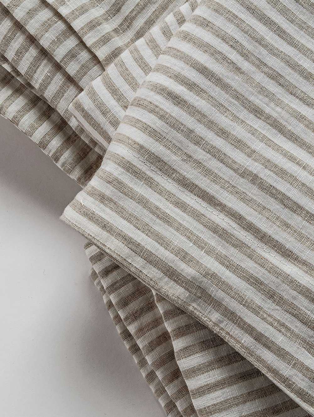 FUNDA DE LINO THESS OATMEAL STRIPE QUEEN 230 X 240 image number null