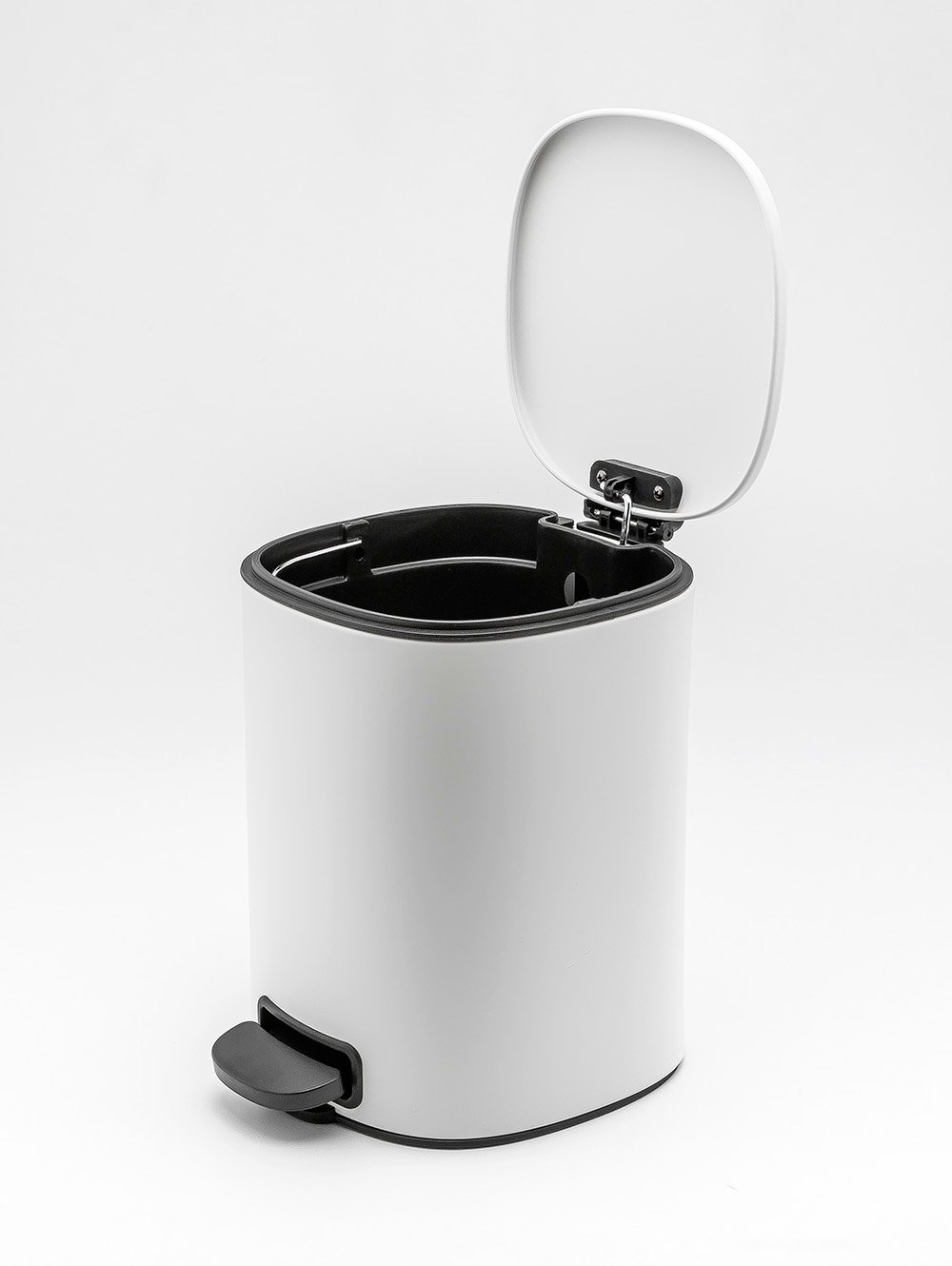 tacho de basura con pedal-TACHO PEDAL SQUARE 5LTS BLANCO.-SAKKA-3.jpg image number null