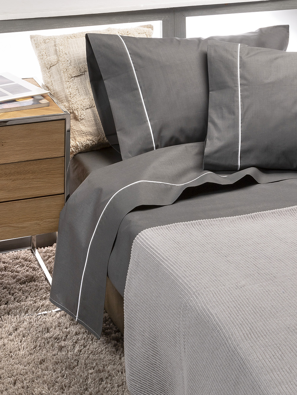 Sabanas de 144 hilos lisas-DEEP GREY DARYA-Caravana-TiendasLandmark-00.jpg image number null