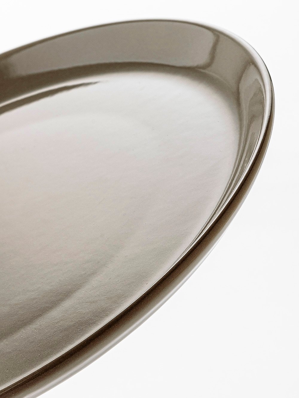 PLATO DE POSTRE ELEMENT TAUPE image number null