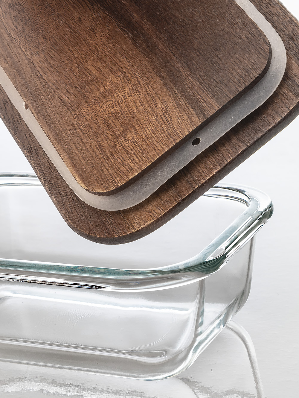 CONTENEDOR GLASS AND WOOD image number null