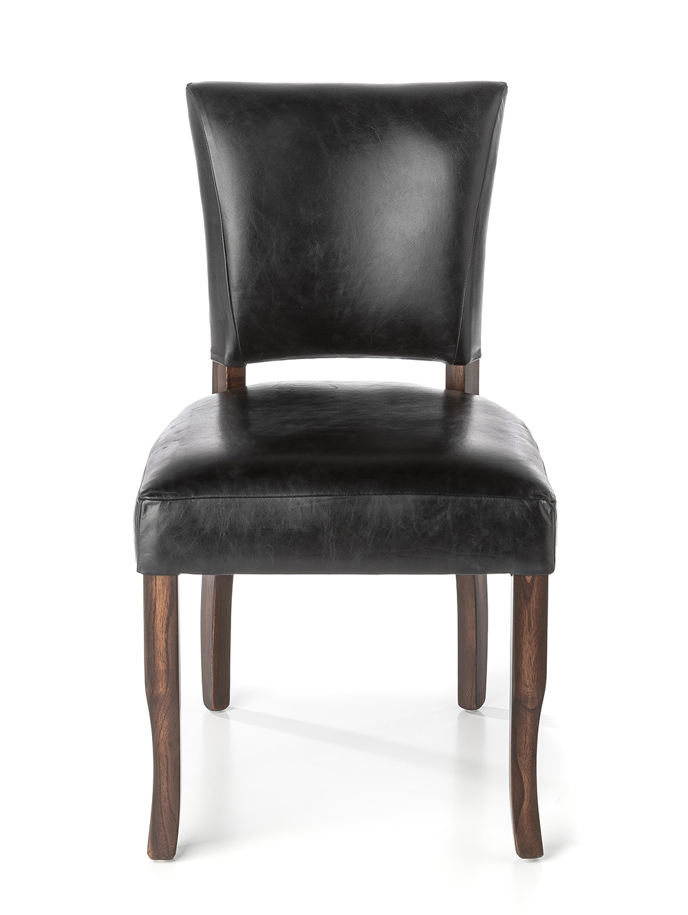 Silla de comedor de cuero negra-TORINO NEGRAS SIN MATELASE-Landmark-05.jpg image number null