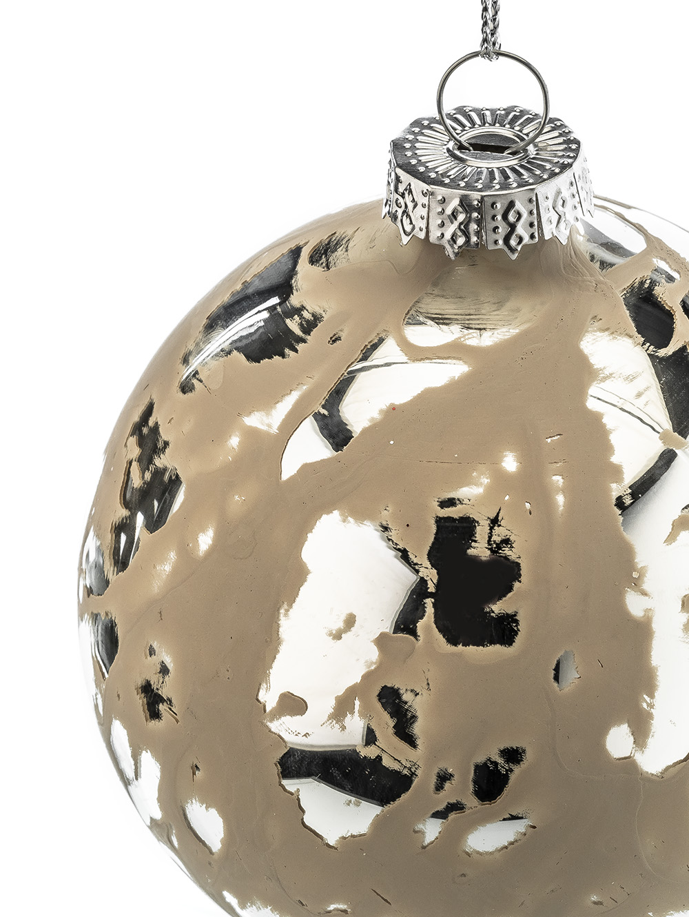 BOLA NAVIDEÑA ARTIQUE GOLD&SILVER image number null