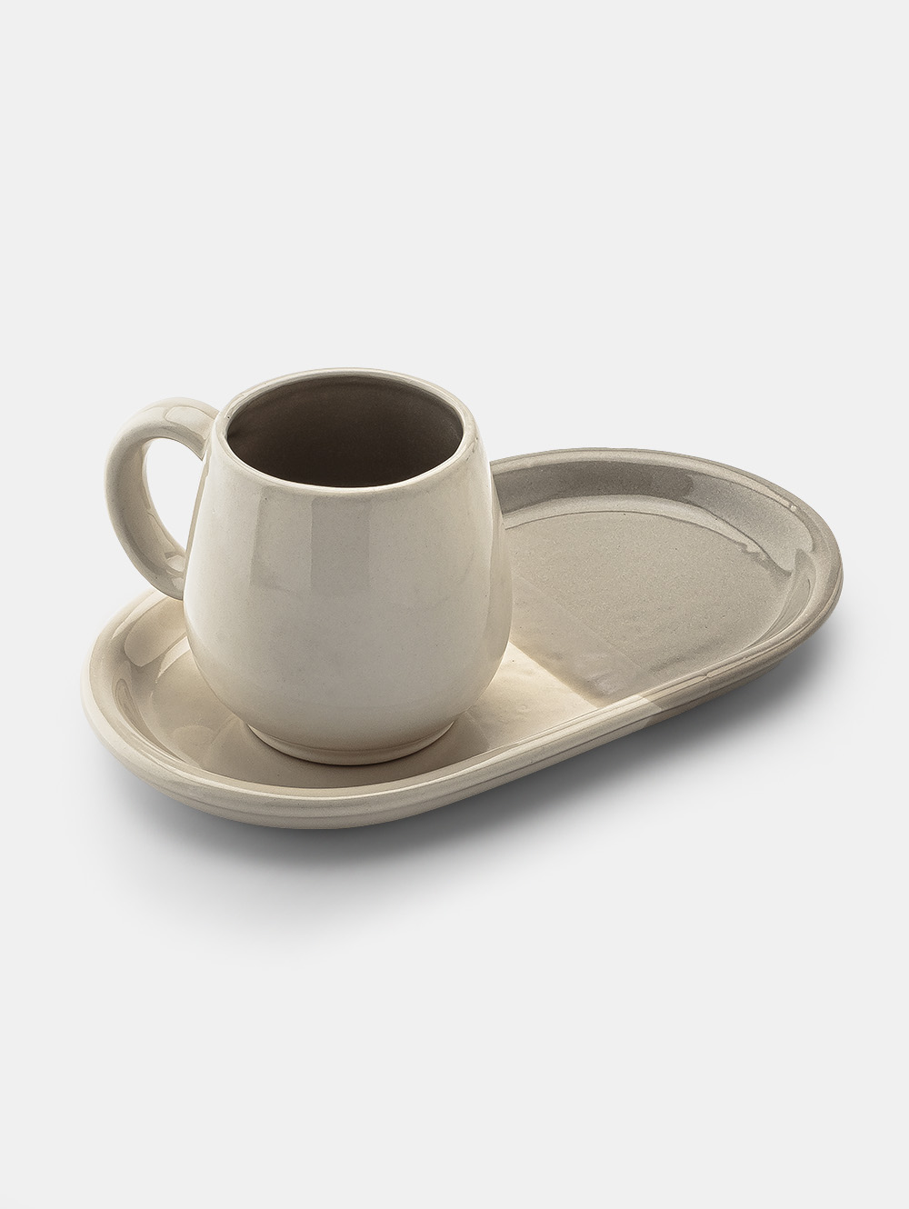 BANDEJA CORA BICOLOR ARENA/VISON image number null