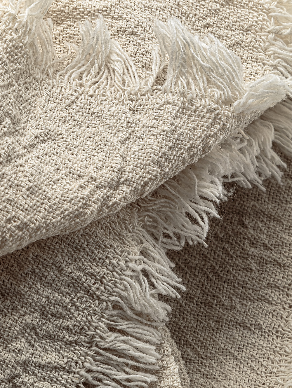 MANTA GASA RUSTICA OFF WHITE 160 X 180 image number null