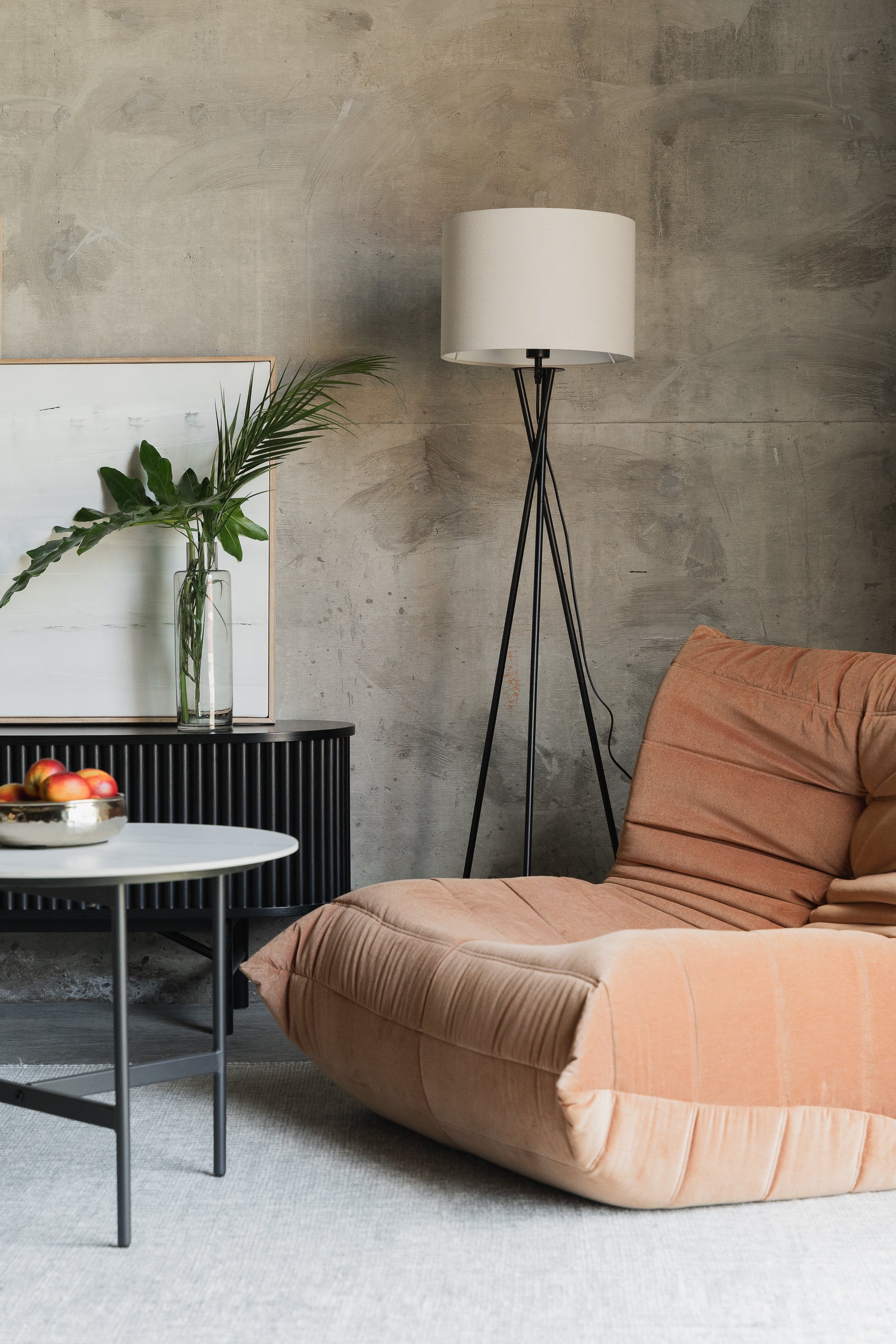 SILLON TOGO VELVET TABACO image number null