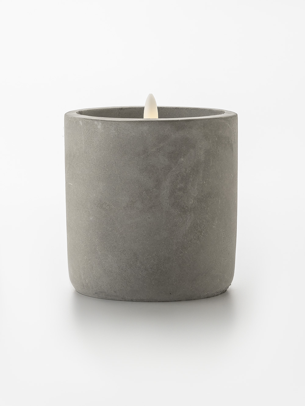 VELA LED CEMENTO 10CM image number null