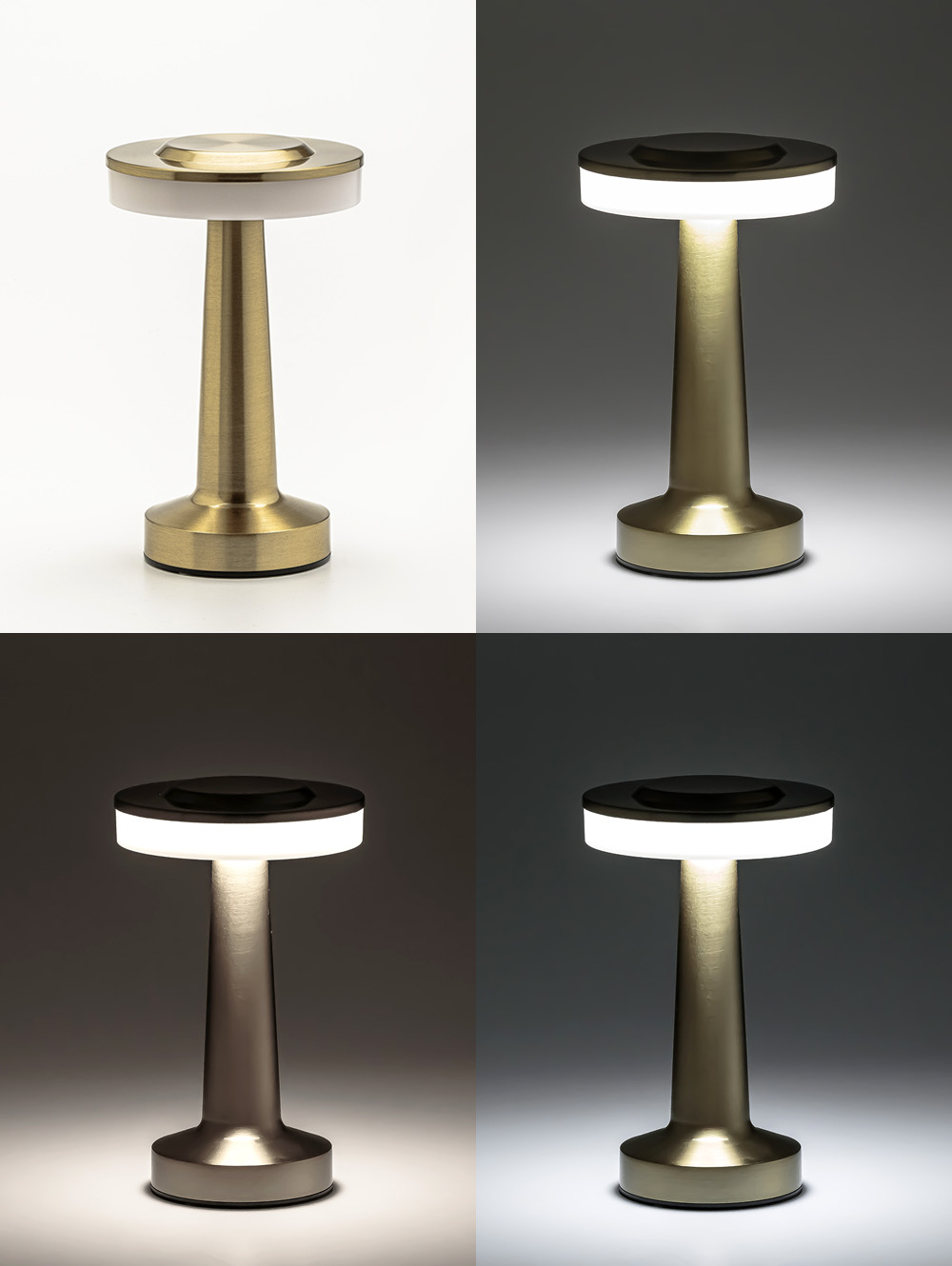 LAMPARA LED RECARGABLE SEATTLE GOLDEN image number null