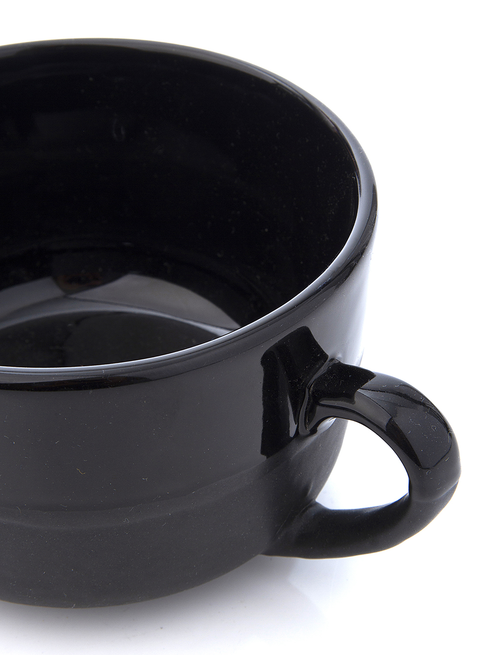 Tazon negro brillante de ceramica-TAZA SARAJEVO N3 BICOLOR NEGRO-Tiendas Landmark-1.jpg image number null