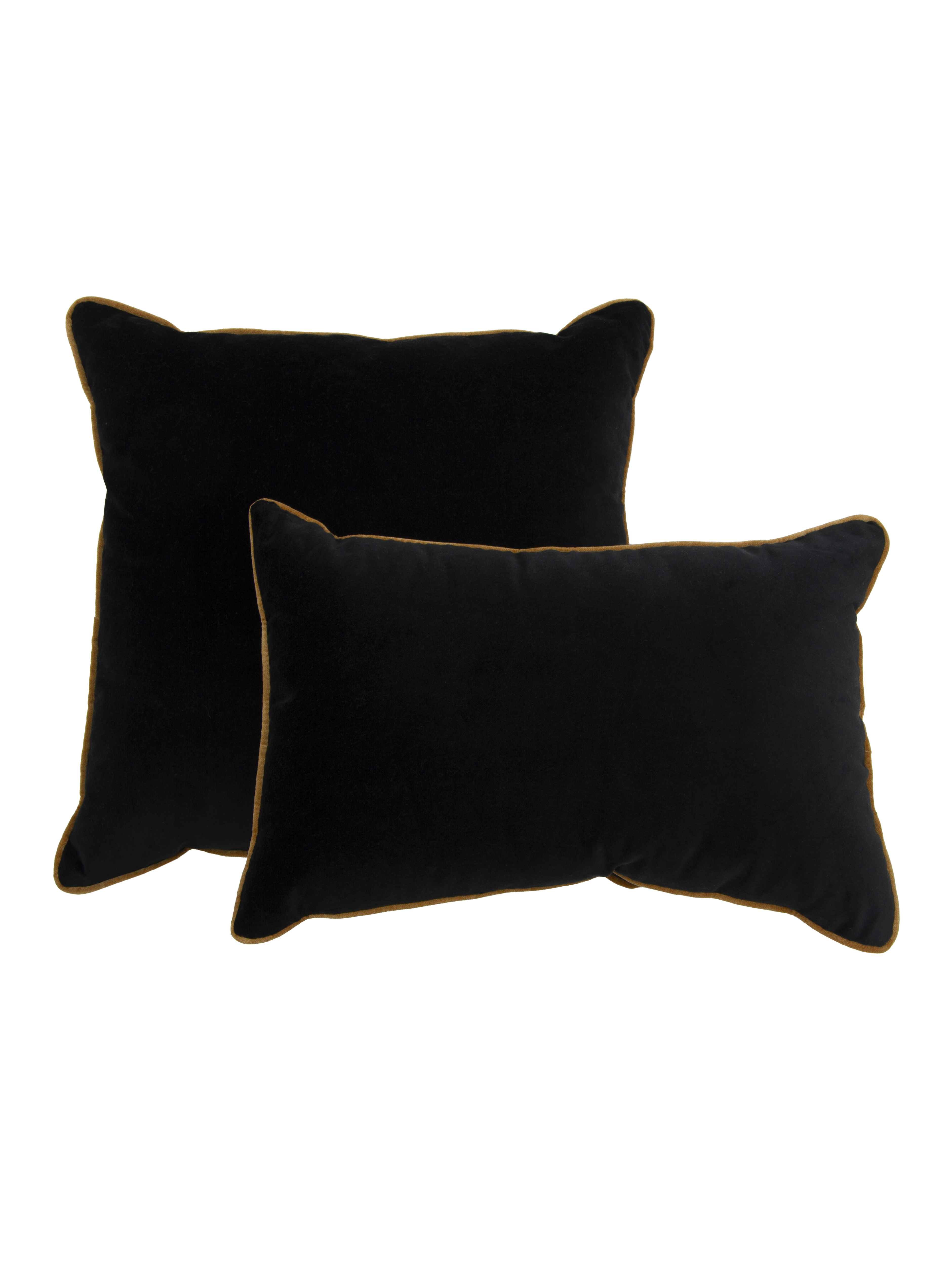 ALMOHADON VERSALLES NEGRO CON VIVO 35X50 image number null