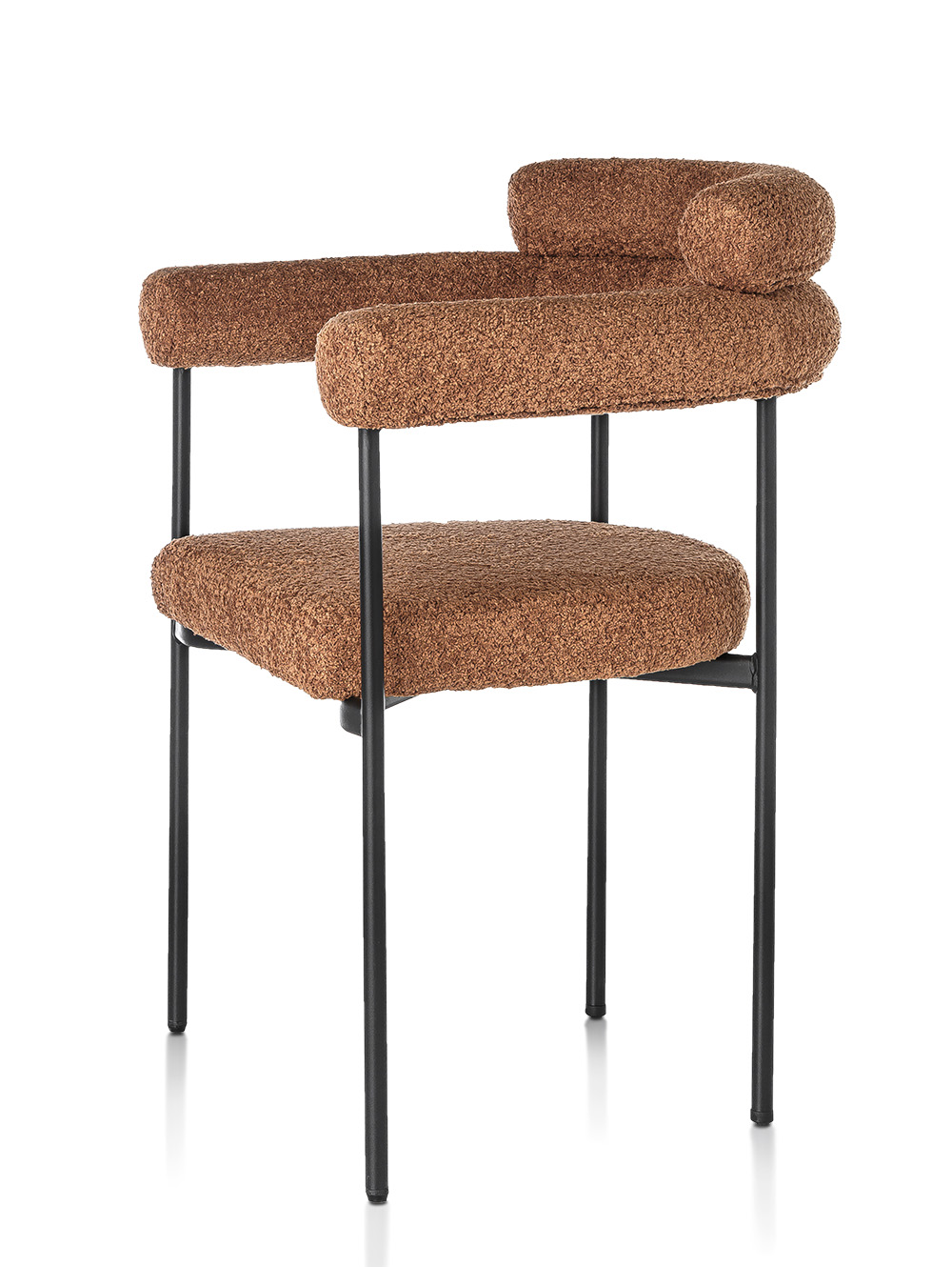 silla de comedor moderna-SILLA BONN BOUCLE ORANGE-WEYI-2.jpg image number null