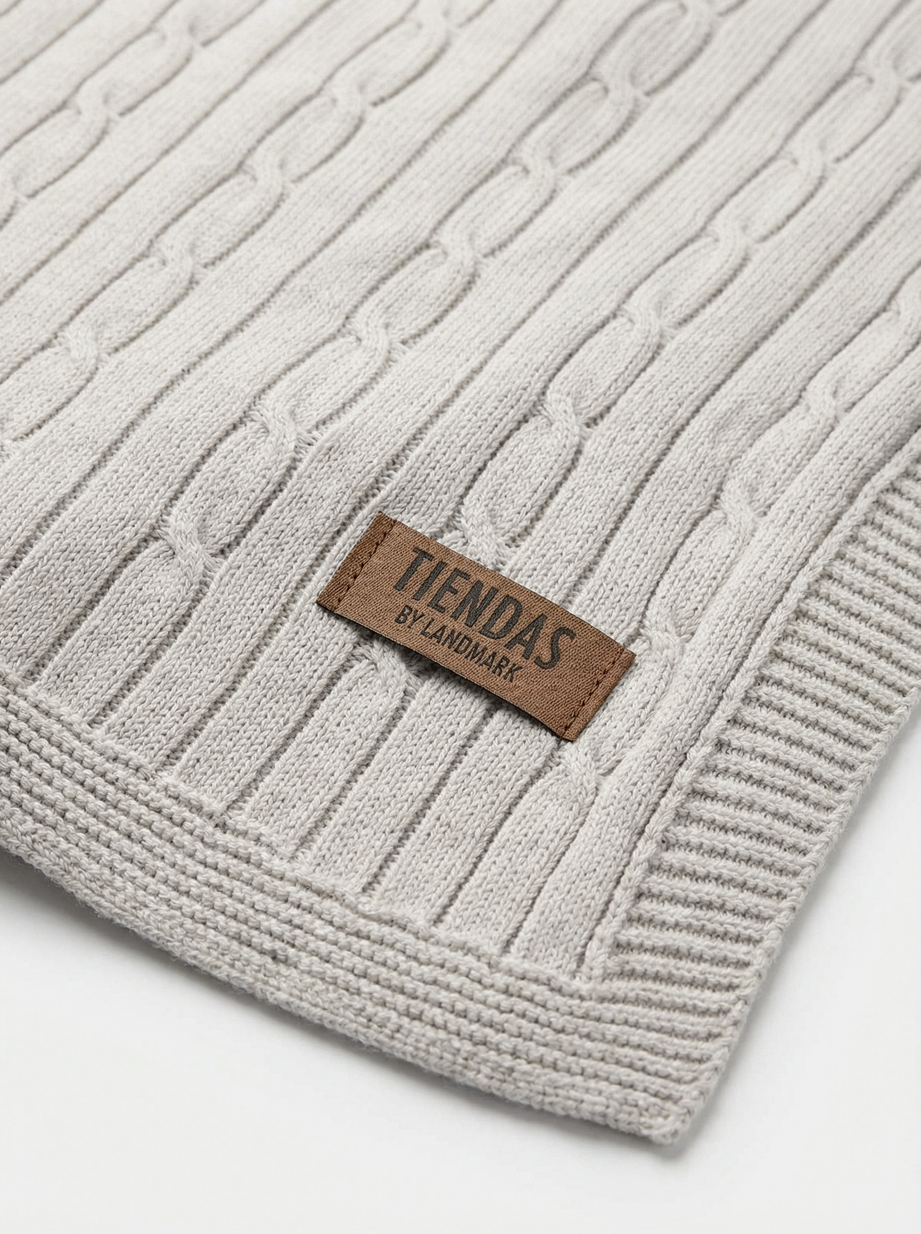 MANTA TEJIDA TRENZA image number null