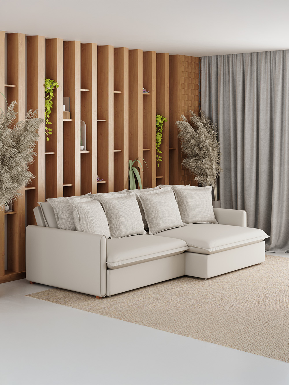 SOFA BORBA BEIGE image number null