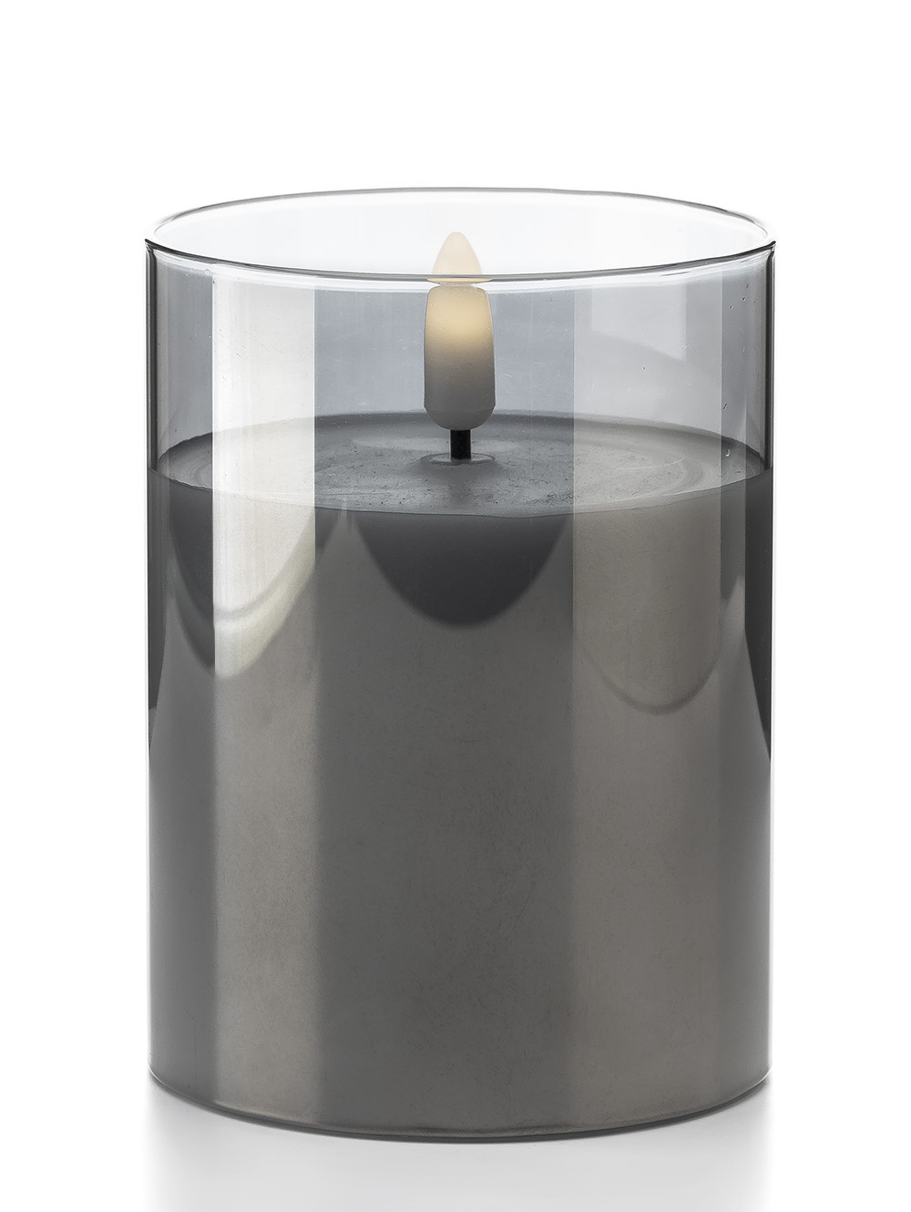 VELA LED GLASS GREY 10CM image number null