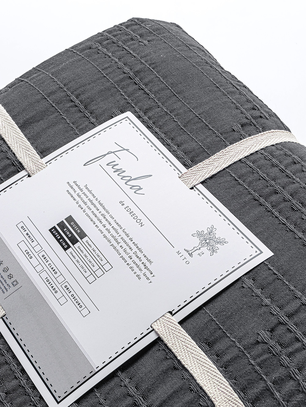 FUNDA EDREDON SAMI KING 260X240 MERCURIO image number null