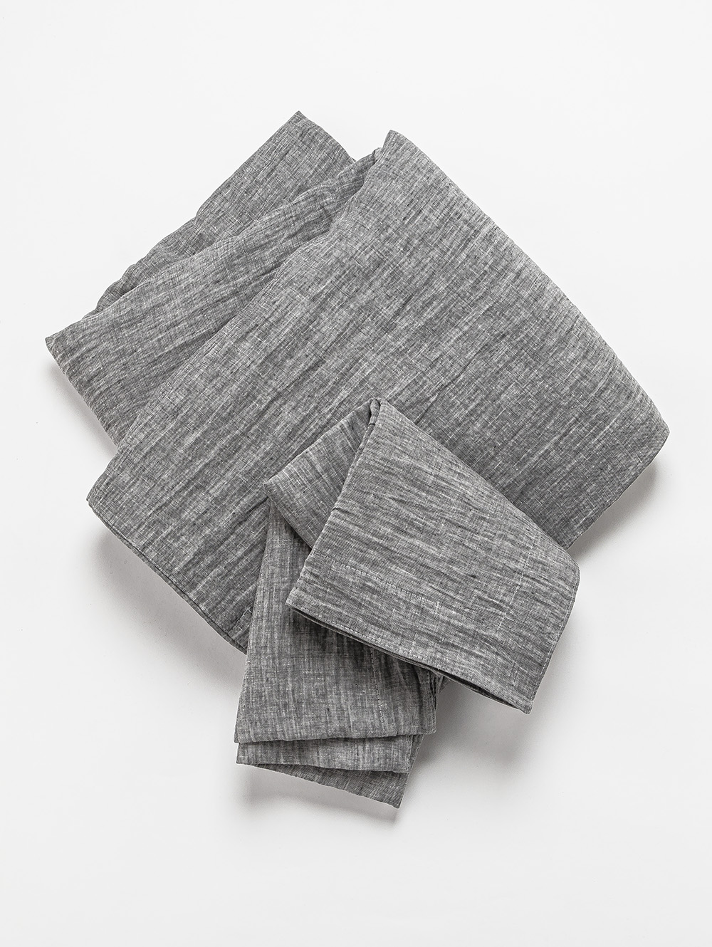 FUNDA DE LINO THESS GREY CHAMBRAY KING 260 X 240 image number null