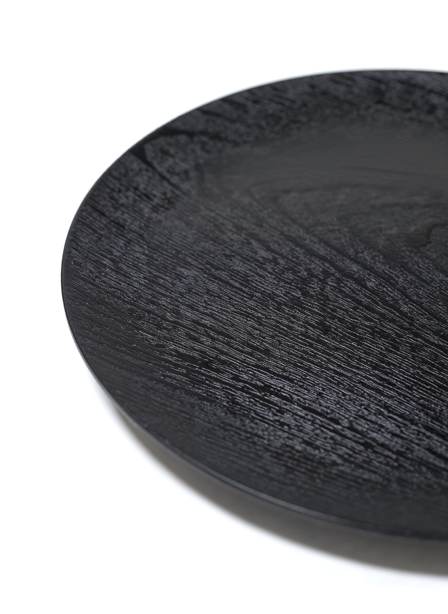 PLATO DE SITIO WOOD GRAIN BLACK image number null